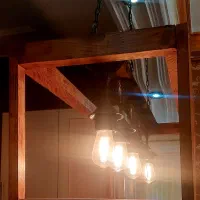 فروش لوستر چوبی