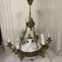 لوستر و‌دیوار کوب سلطنتی جنس برنز