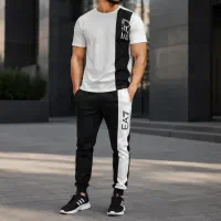 ست تیشرت شلوار و کفش شیک مردانه