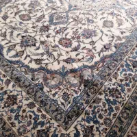 فرش نو دستبافت نایینی ابریشم و کرک دست بافت|فرش|لنجان, |دیوار