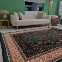 فرش ابریشمی طرح دستباف سلطان آباد سبز کد 1035|فرش|تهران, امین حضور|دیوار