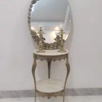 آینه شمعدان برنزی