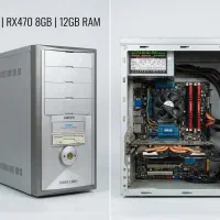 کییس تست شده آماده مصرف  i7 ram12 گرافیک 8