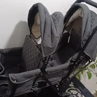 کالسکه دوقلو|کالسکه و لوازم جانبی|قم, سید معصوم|دیوار