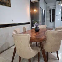 میز ناهارخوری 6نفره|میز و صندلی غذاخوری|مشگین شهر, |دیوار