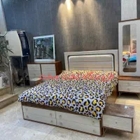 تختخواب چراغ دار تشک رویال 200مدل تنوع