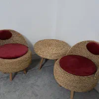 میز و صندلی حصیری