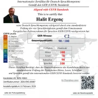 صدور تاییدیه مدارک زبان اروپایی و انگلیسی