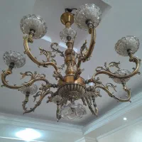 لوستر برنج ۸ شعله|لوستر و چراغ آویز|پاکدشت, پاکدشت (مامازند)|دیوار