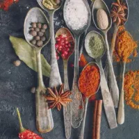 فرش اشپزخانه طرح ادویه