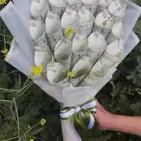 دست گل روبانی|گل مصنوعی|شوش, |دیوار