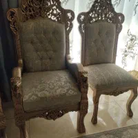 مبل سلطنتی 9نفره|مبلمان خانگی و میز عسلی|برخوار, |دیوار