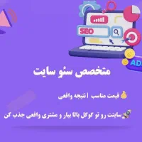 متخصص سئو سایت + قیمت مناسب + نتیجه واقعی