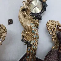 ساعت ایستاده طرح طاووس