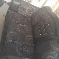 مبل ۵ نفره چرم|مبلمان خانگی و میز عسلی|بندر گز, |دیوار