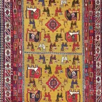 قالی دست باف  قشقایی