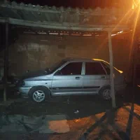 پراید ۱۴۱نقره ای مدل ۸۸بیرنگ شاستی پلم