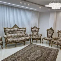 مبل سلطنتی|مبلمان خانگی و میز عسلی|میانه, |دیوار