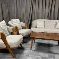 مبل مدل راشـل / با چوب راش محکم)*|مبلمان خانگی و میز عسلی|اردبیل, |دیوار