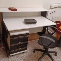 میز ۲طبقه کار و کامپیوتر بازشو و صندلی چرخ و جکدار|میز تحریر و کامپیوتر|تهران, فرمانیه|دیوار