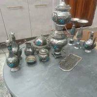 لوازم 13تیکه دکوری برنز سفید