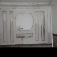 گچکار گچ کاری تخریب ساختمان دیوار پیش ساخته ابزار