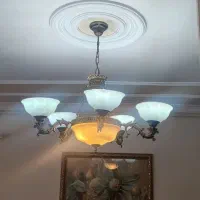 دو عدد لوستر|لوستر و چراغ آویز|بروجرد, |دیوار