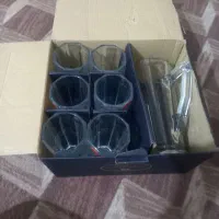 ۴ دس پارچ ولیوان و۴ دس استکان چای خوری|ظروف سرو و پذیرایی|کوهدشت, |دیوار