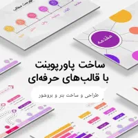 خدمات طراحی و ساخت پاور و بروشور و پوستر و بنر