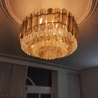 لوستر|لوستر و چراغ آویز|ابریشم, |دیوار