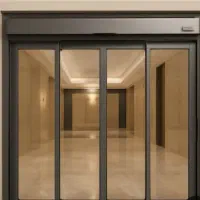 سکوریت جک بازویی درب اتوماتیک بالکن شیشه ای تراس