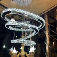 لوستر مدرن سقفی وارداتی کنترل دار