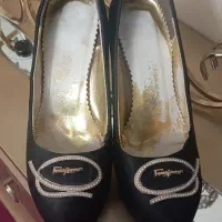کفش پاشنه بلند مجلسی زنانه سایز ۳۹ و ۴۰