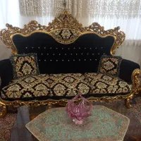 مبل سلطنتی ۹ نفره.سرویس اتاق خواب.ویترین.میز تی وی