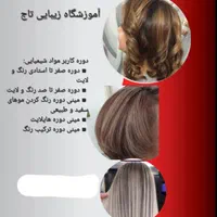 آموزش رنگ ولایت،بافت مو،کوتاهی،ابرو،میکاپ|خدمات آرایشگری و زیبایی|یزد, |دیوار