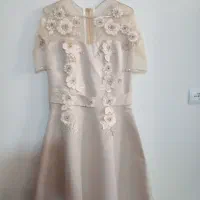 لباس مجلسی نباتی رنگ
