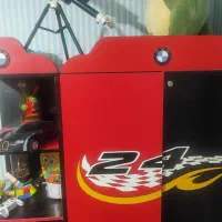 تخت و کمد پسرانه مدل BMW|تخت و سرویس خواب|شیراز, باغ تخت|دیوار