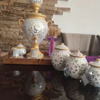 فروش ست سماور مناسب شب یلدا برای عروس خانم هامدارس|صنایع دستی و سایر لوازم تزئینی|بابل, |دیوار