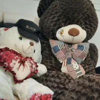 ۲ عدد خرس عروسکی خارجی|اسباب‌‌بازی|اراک, |دیوار