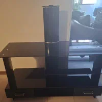 میز تلویزیون شیشه ای LCD