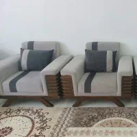 مبل راحتی ۷ نفره همراه با جلو مبلی