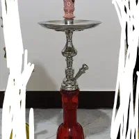 تنه قلیون برنجی کند کاری