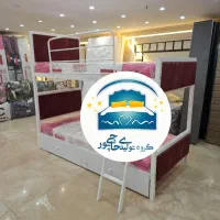 تخت خواب دو طبقه حاجی پور(تختخواب۲دونفره)تشک الوین