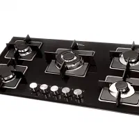 گاز صفحه‌ای اخوان مدل gi137 NP مشکی پنج شعله