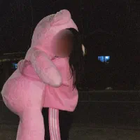 عروسک خرس صورتی