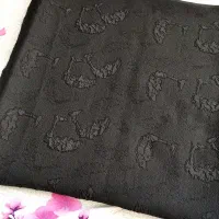 یک قواره چادر مشکی طرحدار خارجی