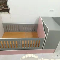 تخت خواب ام دی اف دو منظوره نوزاد نوجوان در جم