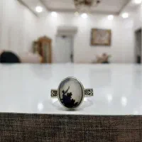 فروش انگشتر شجر عکسی قائنات با رکاب نقره عیار بالا