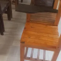 صندلی دانش آموزی تمام چوبی
