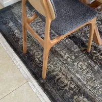 صندلی تمام چوب پشت حصیری|میز و صندلی غذاخوری|جاجرود, |دیوار